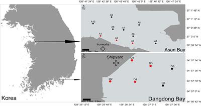 Comparing the environmental impacts of pollution from two types of industrial zones on the coast